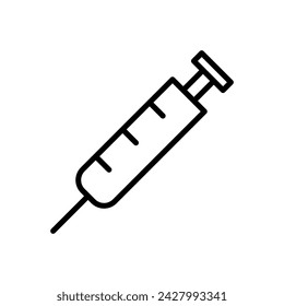 Syringe icon vector. injection icon vector.
