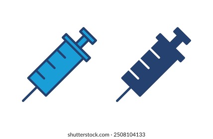Syringe icon vector. injection icon vector.