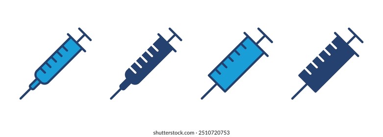Syringe icon vector. injection icon vector.