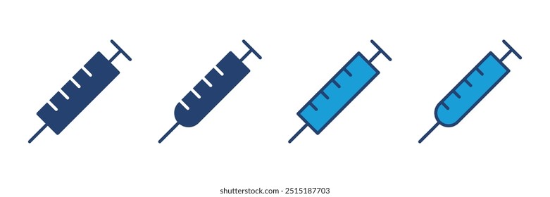 Syringe icon vector. injection icon vector.