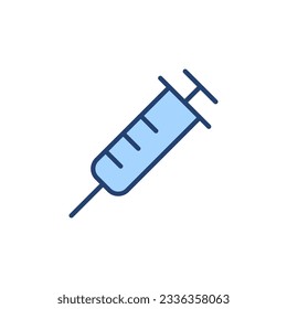 Syringe icon vector. injection sign and symbol.vaccine icon