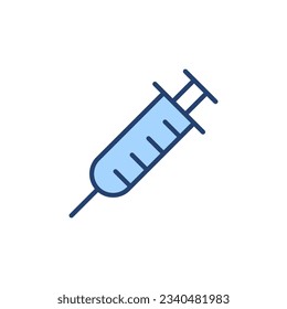 Syringe icon vector. injection sign and symbol.vaccine icon