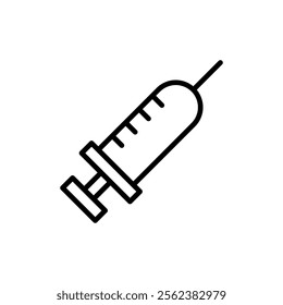 Syringe icon vector. injection sign and symbol.vaccine icon