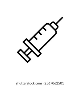 Syringe icon vector. injection sign and symbol.vaccine icon