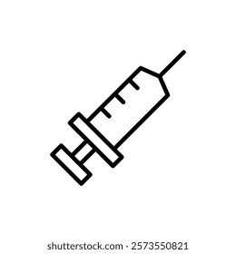 Syringe icon vector. injection sign and symbol.vaccine icon