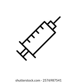 Syringe icon vector. injection sign and symbol.vaccine icon