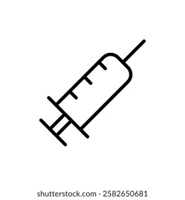 Syringe icon vector. injection sign and symbol.vaccine icon