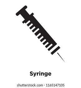 Syringe icon vector isolated on white background, Syringe transparent sign , medical health symbols