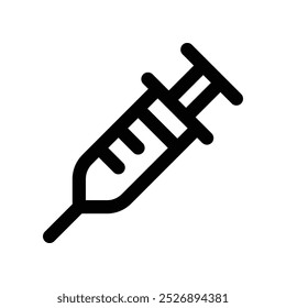 syringe icon. vector line icon for your website, mobile, presentation, and logo design.