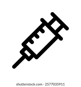 syringe icon. vector line icon for your website, mobile, presentation, and logo design.