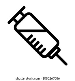 syringe icon vector pictogram mark symbol