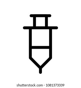 syringe icon vector pictogram mark symbol