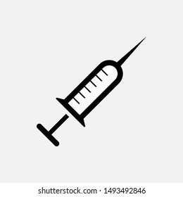 
Syringe Icon - Vector, Sign and Symbol for Design, Presentation, Website or Apps Elements.