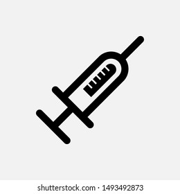 
Syringe Icon - Vector, Sign and Symbol for Design, Presentation, Website or Apps Elements.