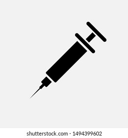 
Syringe Icon - Vector, Sign and Symbol for Design, Presentation, Website or Apps Elements.