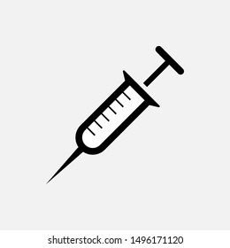 Syringe Icon - Vector, Sign and Symbol for Design, Presentation, Website or Apps Elements.