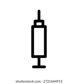 Ilustração do design do símbolo do vetor do ícone da seringa