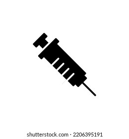 Syringe icon vector for web and mobile app. injection sign and symbol. vaccine icon