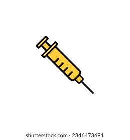 Syringe icon vector for web and mobile app. injection sign and symbol. vaccine icon