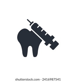 icono de la jeringa. vector.Curso editable.Signo de estilo lineal para uso de diseño web,logotipo.Ilustración de símbolo.