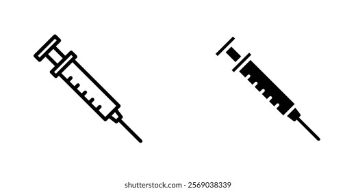 Syringe icons vector graphic pack