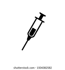 syringe injection doctor inject hospital medical nurse icon flat health
