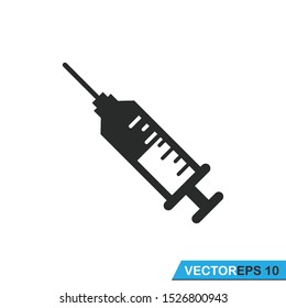 syringe, injection icon vector design illustration