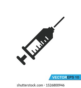syringe, injection icon vector design illustration