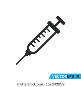 syringe, injection icon vector design illustration