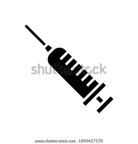 Syringe, injection icon vector, filled flat sign, solid pictogram isolated on white. Symbol, logo illustration. Pixel perfect ,simple design ,perfect for all project