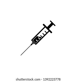 Syringe Injection Icon Vector Illustration - Vector