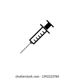 Syringe Injection Icon Vector Illustration - Vector