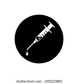 Syringe Injection Icon Vector Illustration - Vector