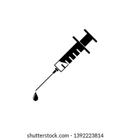 Syringe Injection Icon Vector Illustration - Vector
