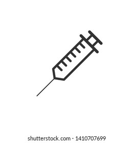 Syringe Injection Icon Vector Illustration - Vector