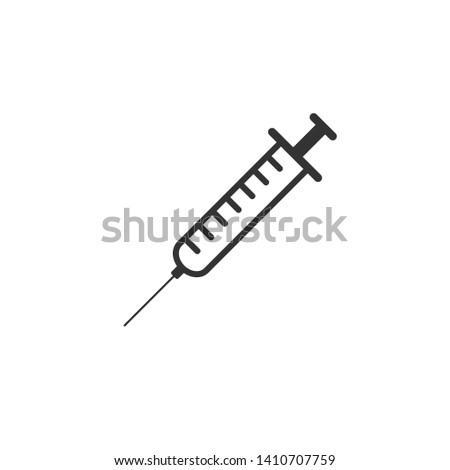 Syringe Injection Icon Vector Illustration - Vector
