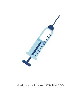 Syringe injection icon vector template and symbol