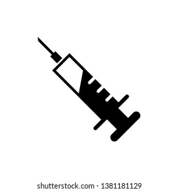 Syringe injection icon vector templates