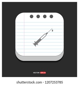 Syringe (Injection) icons - Free vector icon