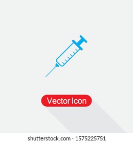Syringe Injection Icon,Syringe Icon Vector Illustration Eps10