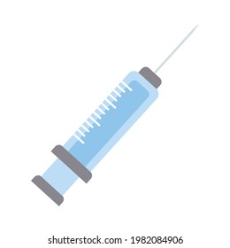 syringe injection medical isolated icon