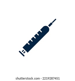 Syringe line icon. Simple element illustration. Syringe concept outline symbol design.