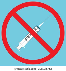 Syringe Medical,  forbidden, icon,
