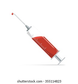 syringe medical vector