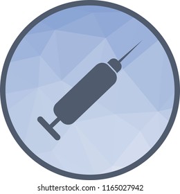 Syringe, needle, injection