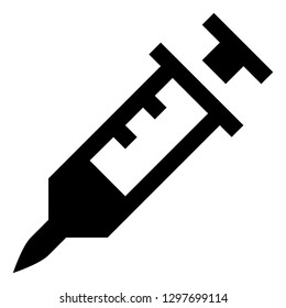 Syringe Needle Vector Icon