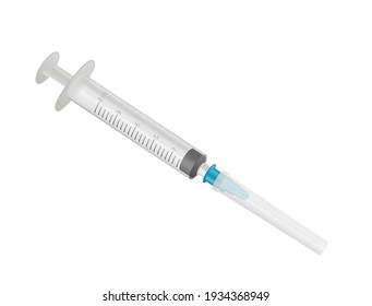 A syringe with numbers showing the dosage of fluid in milli liters