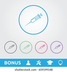 Syringe Outline Icon