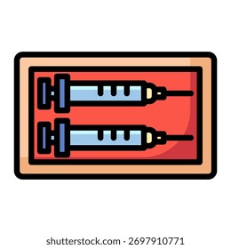 Elemento De Ícone De Pacote De Seringa Para Design