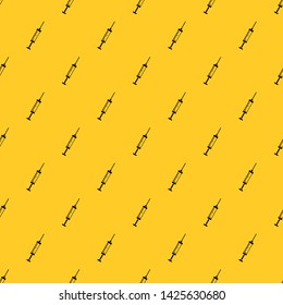 Syringe pattern seamless vector repeat geometric yellow for any design